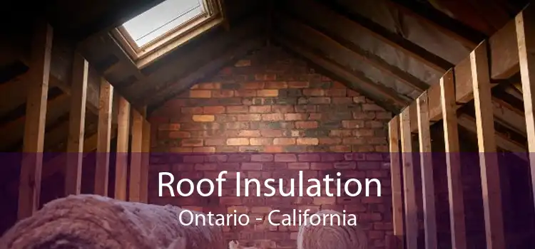 Roof Insulation Ontario - California